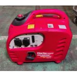 Clarke Power IG2200A 2.2kVA inverter petrol generator 200W air cooled 4 stroke engine