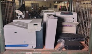 Office Equipment - HP Laser Jet4350dtnsl printer, HP laserjet CP3525dn printer & more - see desc.