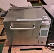 Merrychef Eikon E3 stainless steel combination microwave oven - W 590 x D 620 x H 560mm