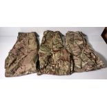 Various types of ex-military camo clothing - may include accessories - 181kg – may require repair