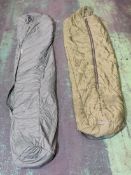 30x Medium weight sleeping bags - various types - may include arctic