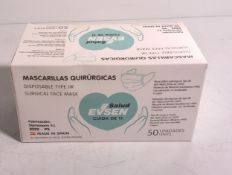 15x boxes of Disposable surgical face masks - full details in the description