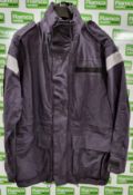 45x British Navy wet weather jackets - mixed sizes