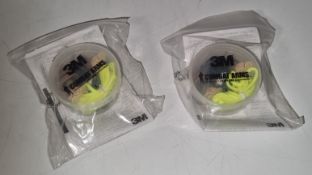 125x 3M E.A.R Ultrafit Series Yellow Reusable Corded Ear Plugs