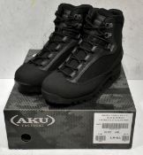 6x pairs of AKU Tactical female high liability combat boots - size 6L Black