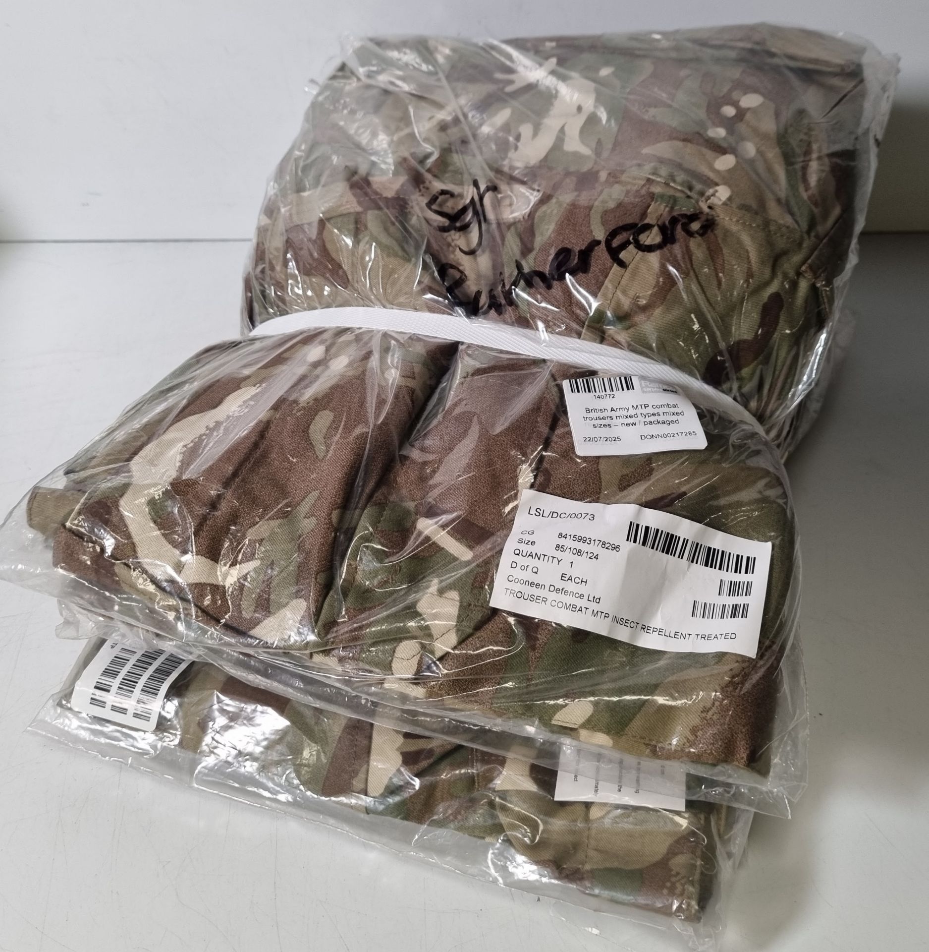 50x British Army MTP combat trousers mixed types - see pictures for selection of sizes - Image 2 of 35