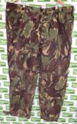 50x British Army DPM waterproof trousers - mixed sizes