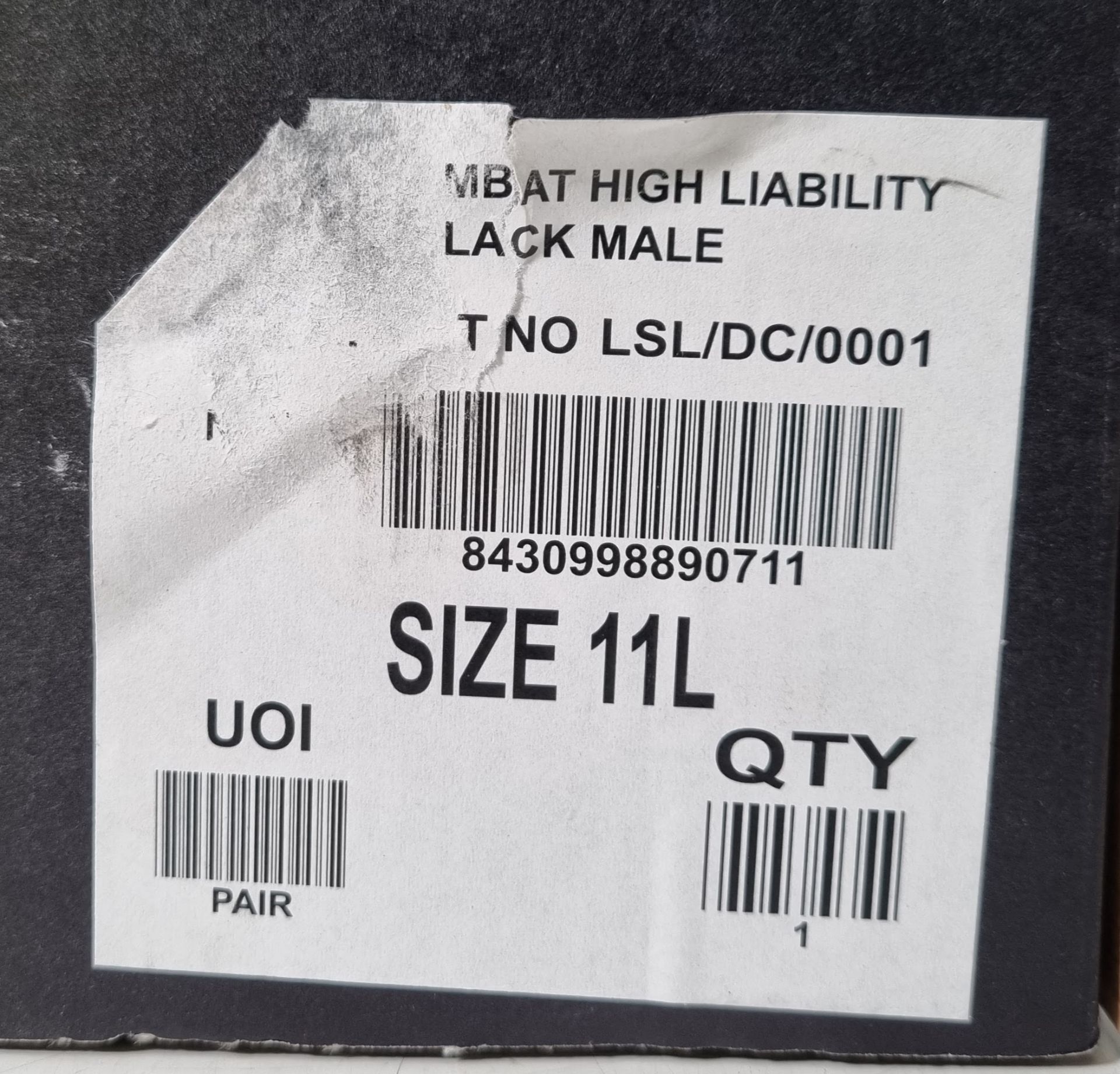 Altberg New Defender high liability mens black leather combat boots - Size 11L - Image 7 of 8