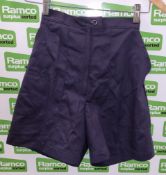 40x British Forces working dress shorts - mixed sizes - mixed genders