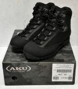 6x pairs of AKU Tactical female high liability combat boots - size 6L Black