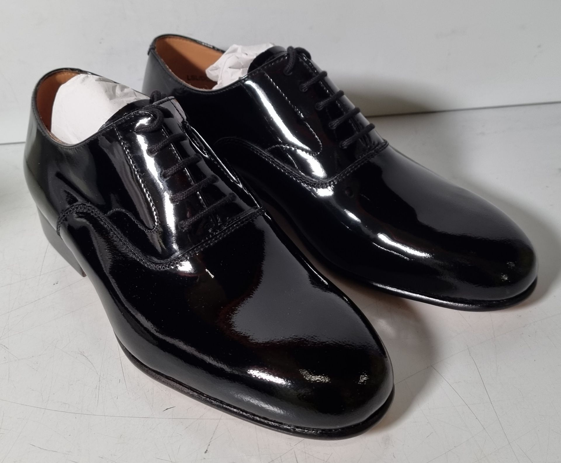 6x pairs of John Land patent shoes - Black - Size 5M - Image 20 of 44