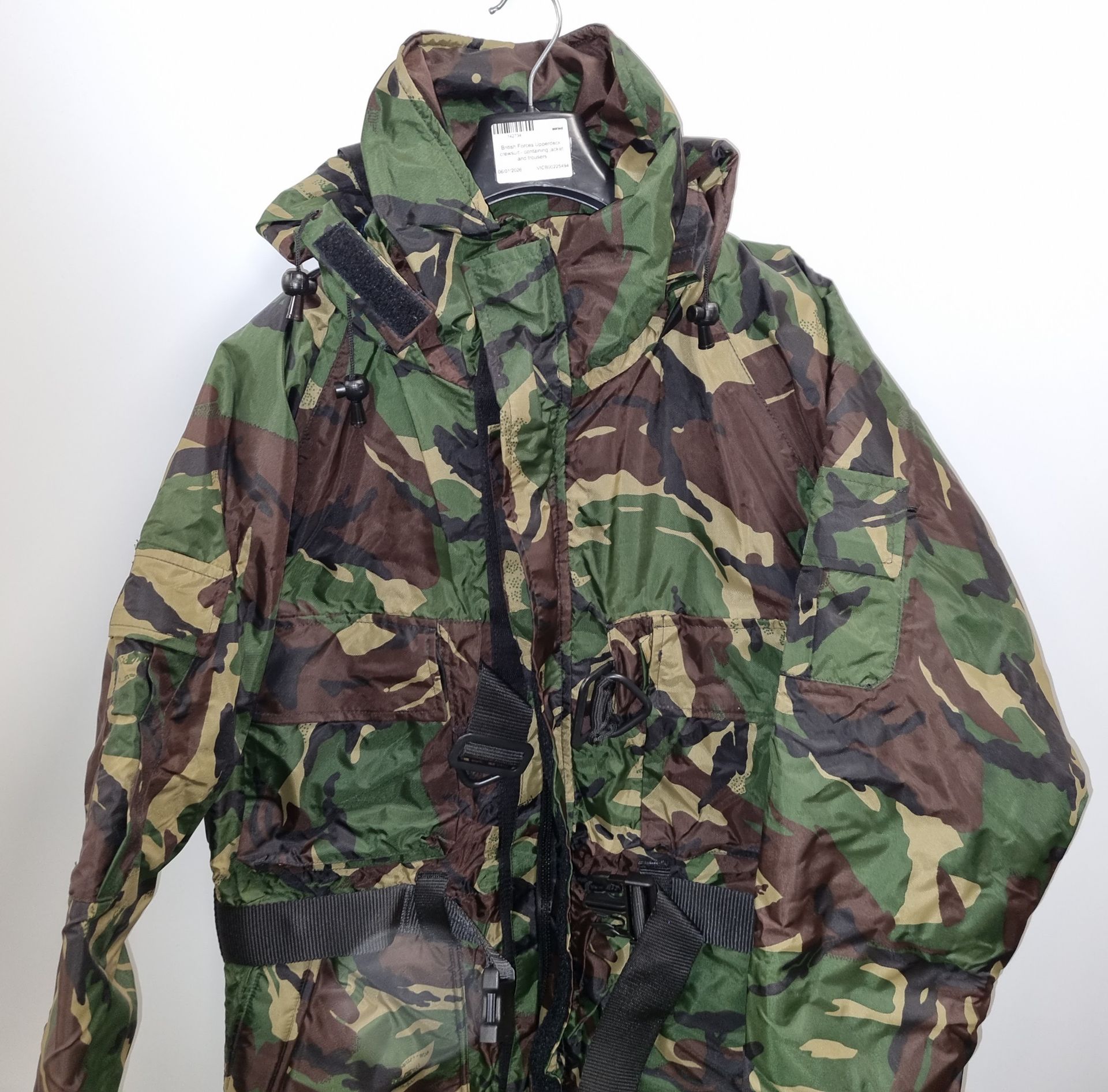 British Forces Upper Deck crew suit - containing jacket and trousers - mixed sizes - Image 2 of 5