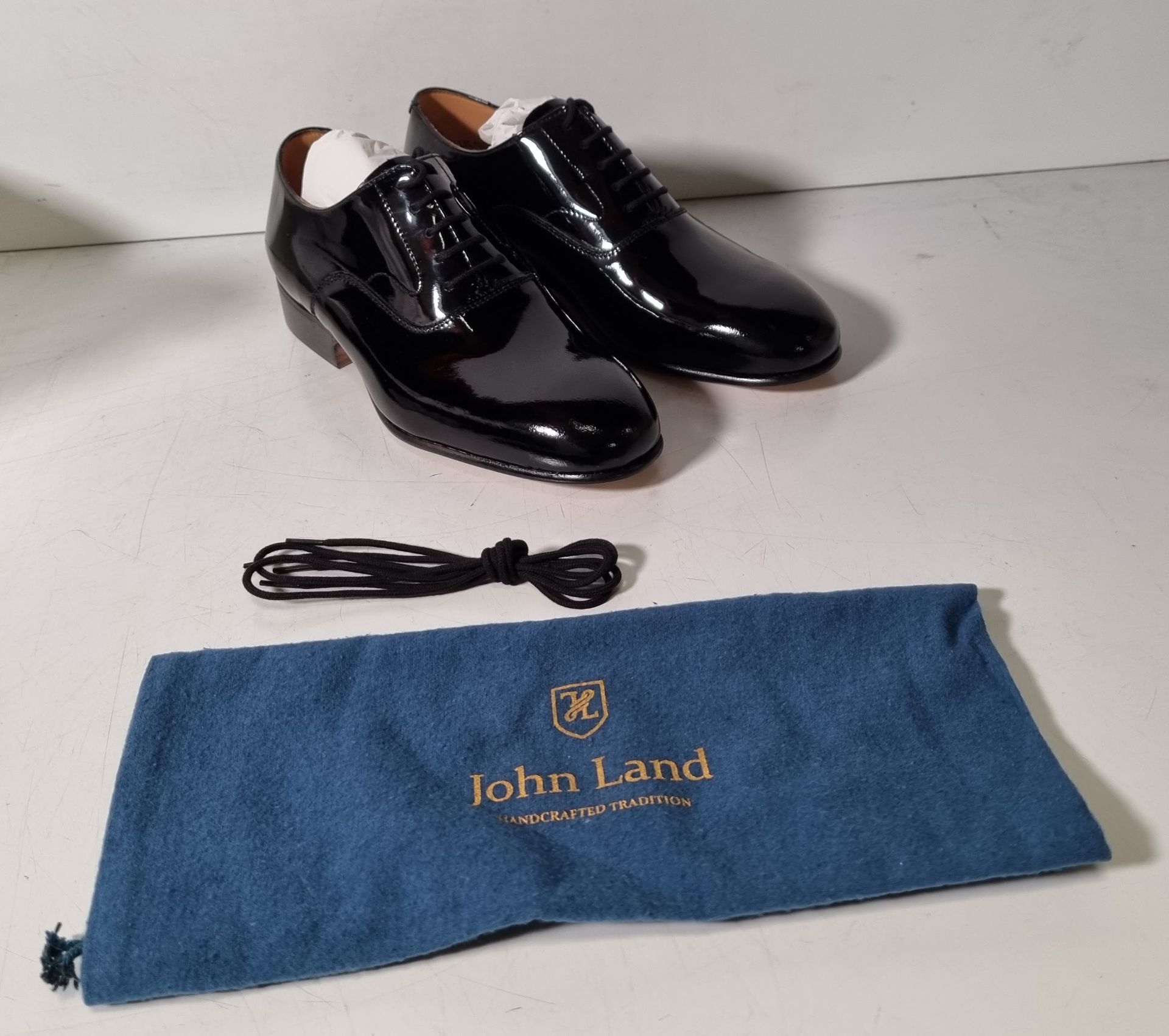 6x pairs of John Land patent shoes - Black - Size 5M - Image 19 of 44