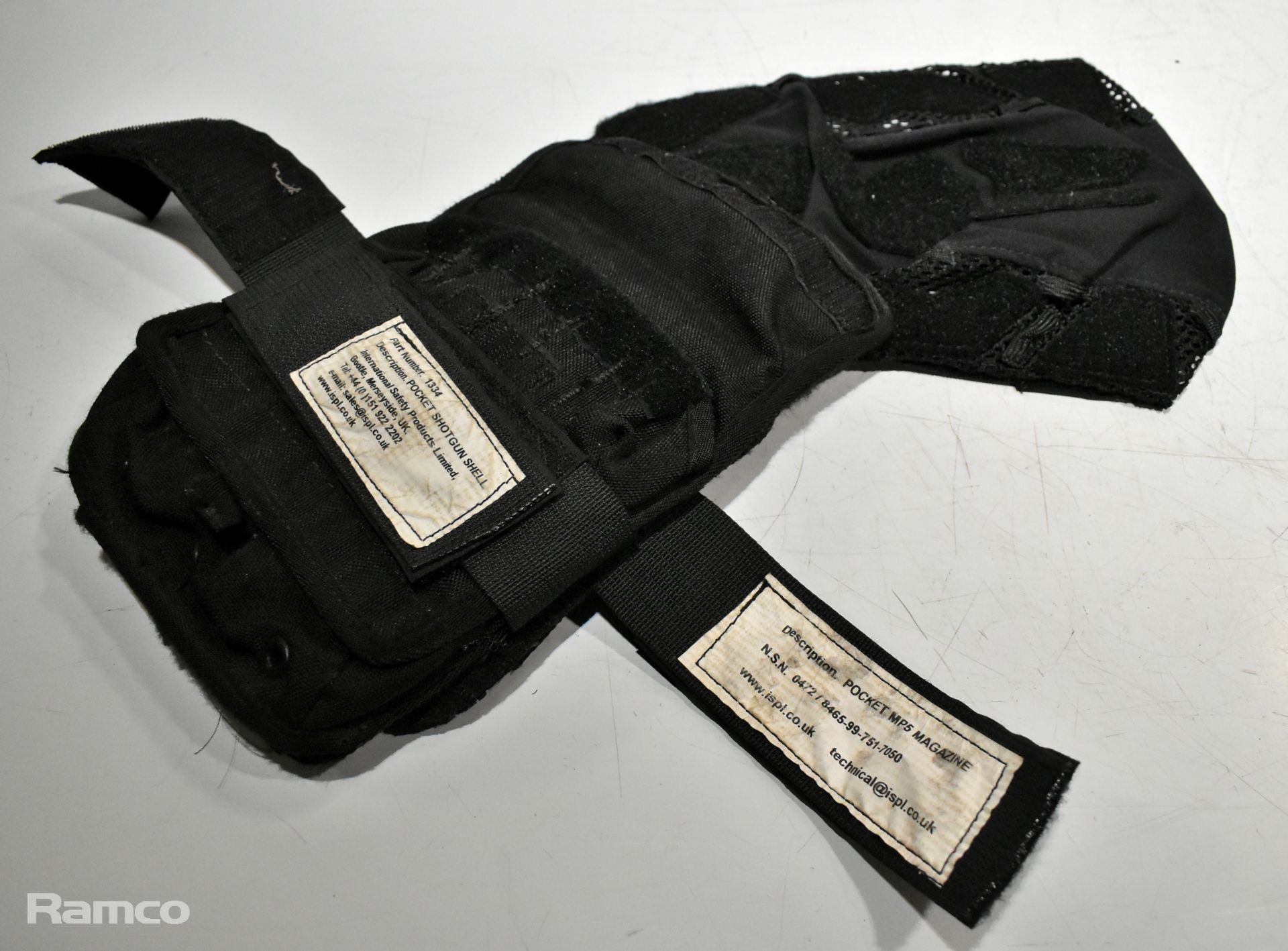 Various types of ex-military black accessories - 17 kg - Image 4 of 11