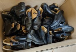 19x British forces parade boots - mixed sizes - mixed grades
