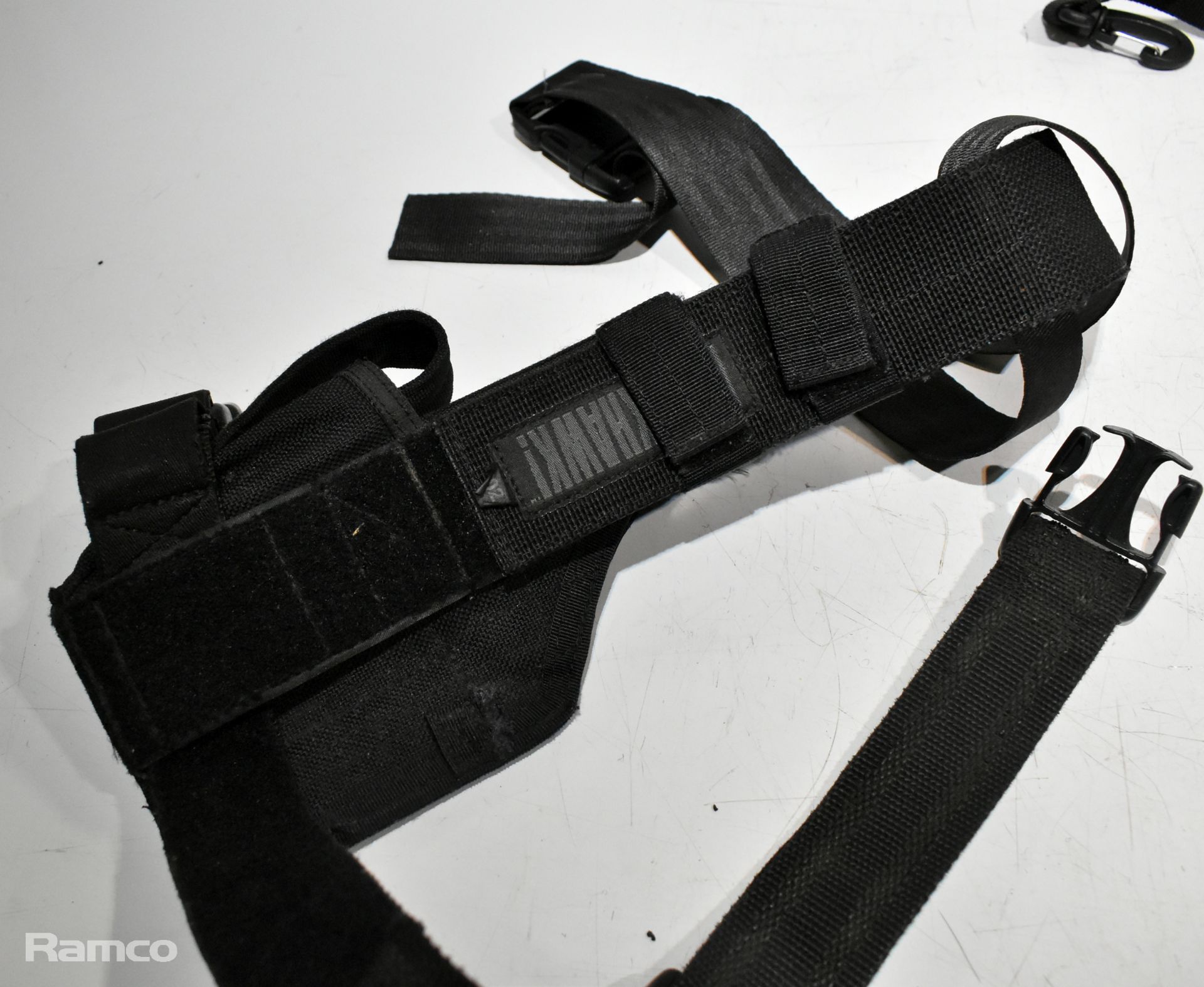 Various types of ex-military black accessories - 17 kg - Image 8 of 11