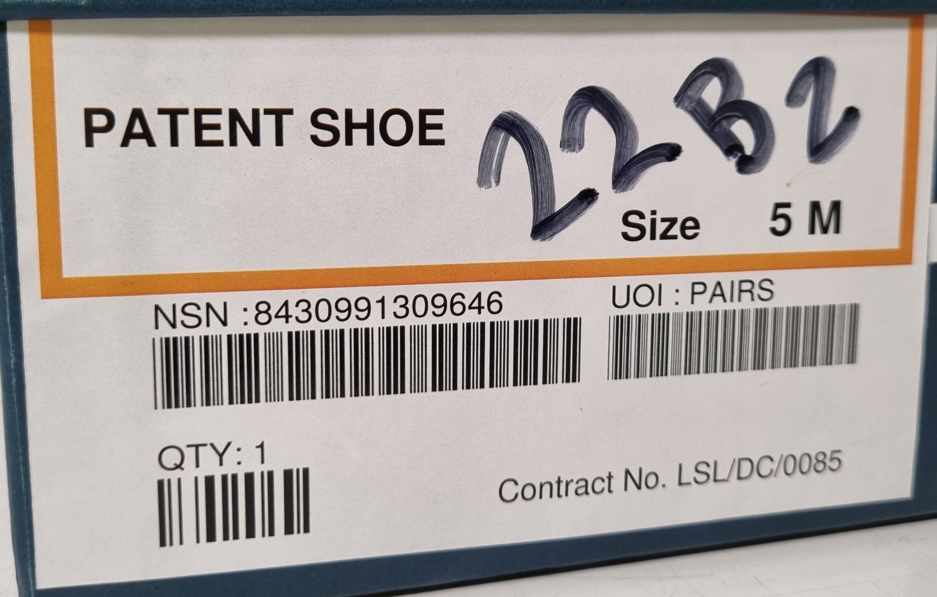 6x pairs of John Land patent shoes - Black - Size 5M - Image 18 of 44