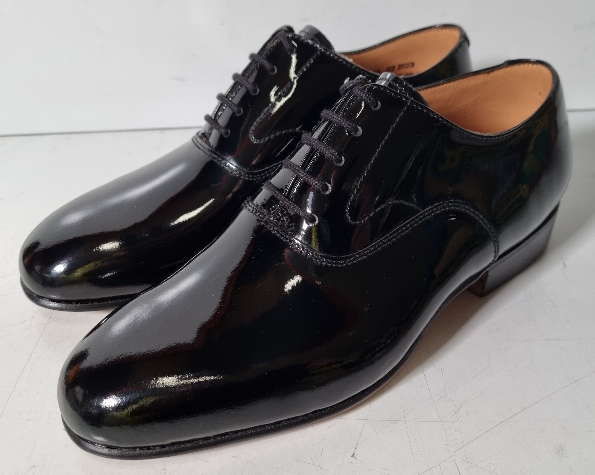 6x pairs of John Land patent shoes - Black - Size 5M - Image 35 of 44