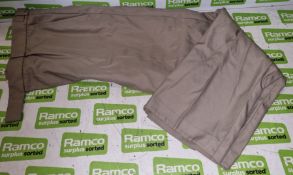 80x British Army No 6 dress trousers - Stone - mixed sizes