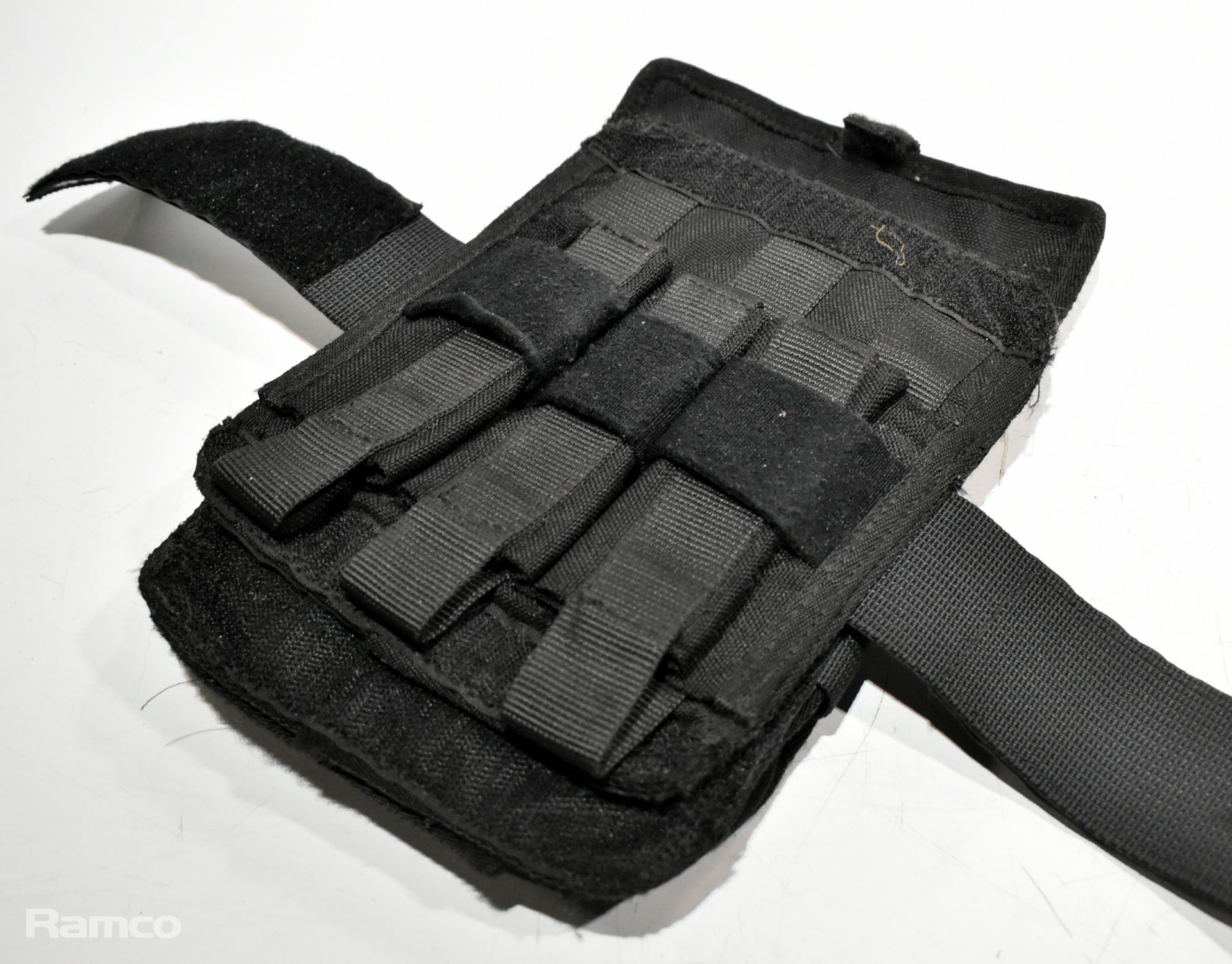 Various types of ex-military black accessories - 17 kg - Image 7 of 11