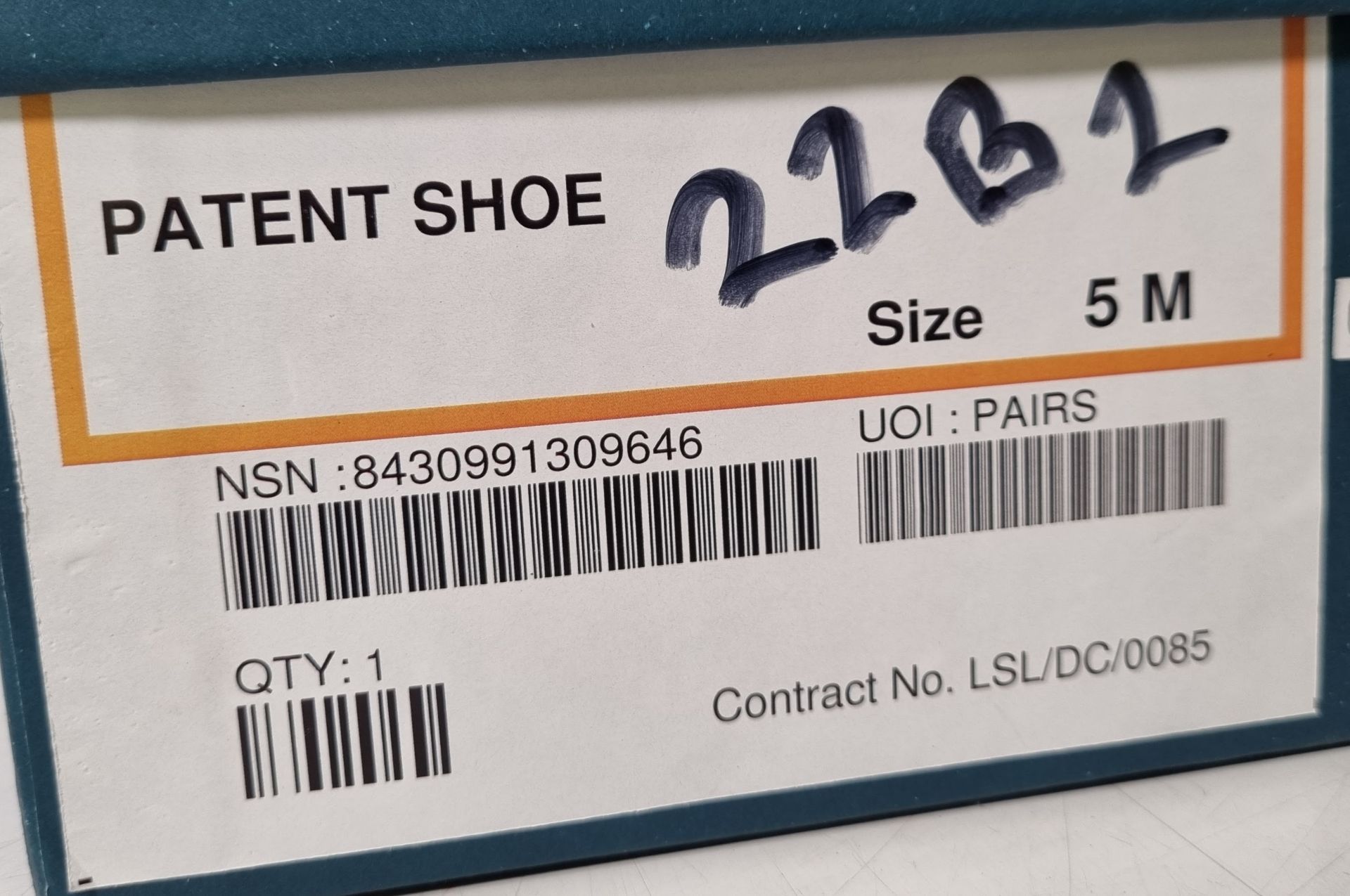 6x pairs of John Land patent shoes - Black - Size 5M - Image 25 of 44