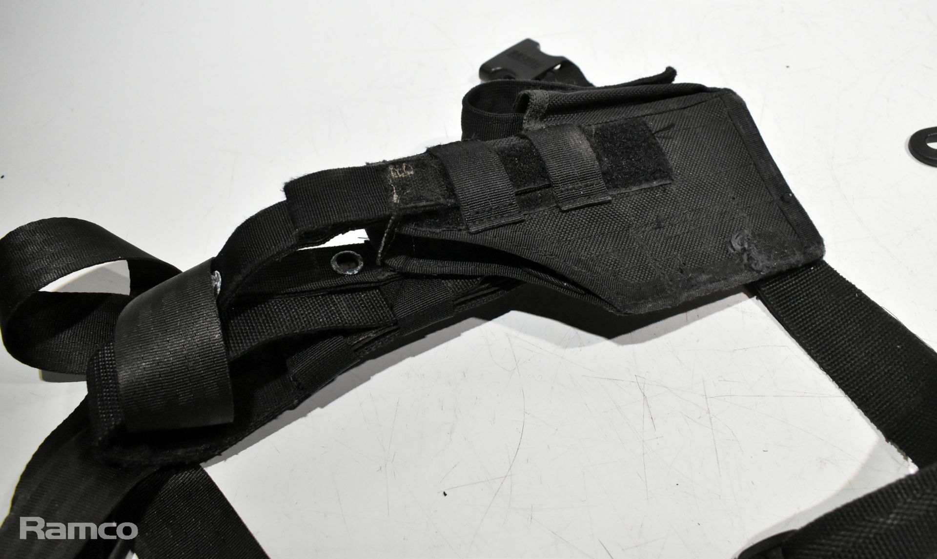 Various types of ex-military black accessories - 17 kg - Image 9 of 11