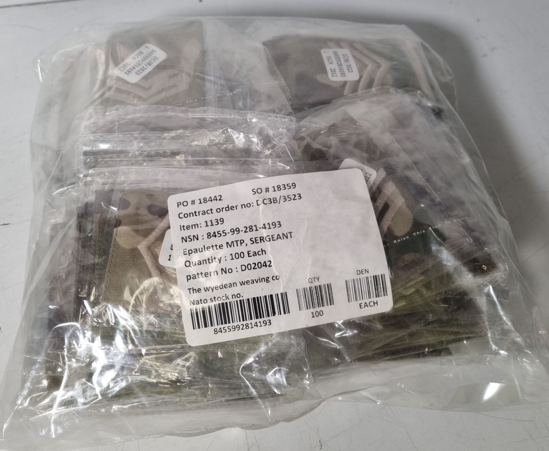 Approx. 1000x British forces mixed ranks badges - see pictures for types - Image 17 of 20