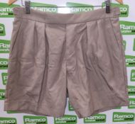 20x British RAF shorts - Stone - mixed sizes