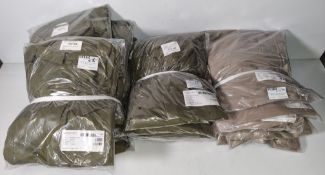 7x British Army trousers Tropical Stone - mixed sizes, 13x British Forces coveralls - Olive - mixed