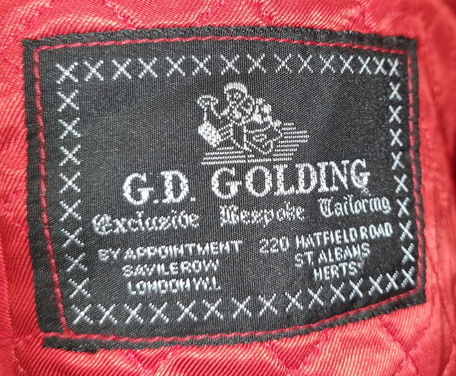 British Forces - Red short dress jacket - Black collar/cuff - Image 4 of 5