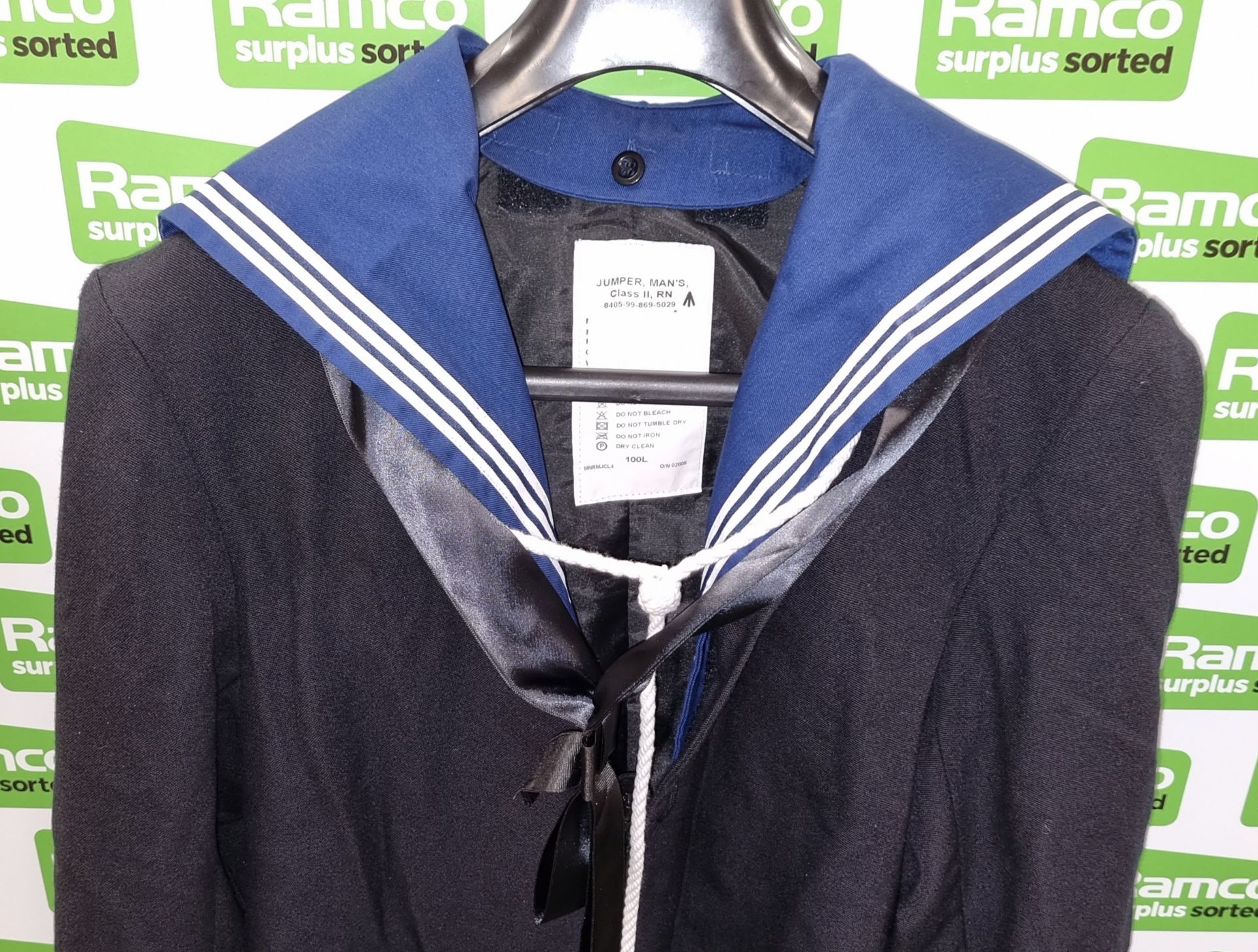 5x Navy No. 1B dress jackets, 5x Navy Class 2 jumpers, 5x Tri Service track suit jackets - blue - Image 14 of 36