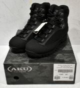 6x pairs of AKU Tactical female high liability combat boots - size 6L Black