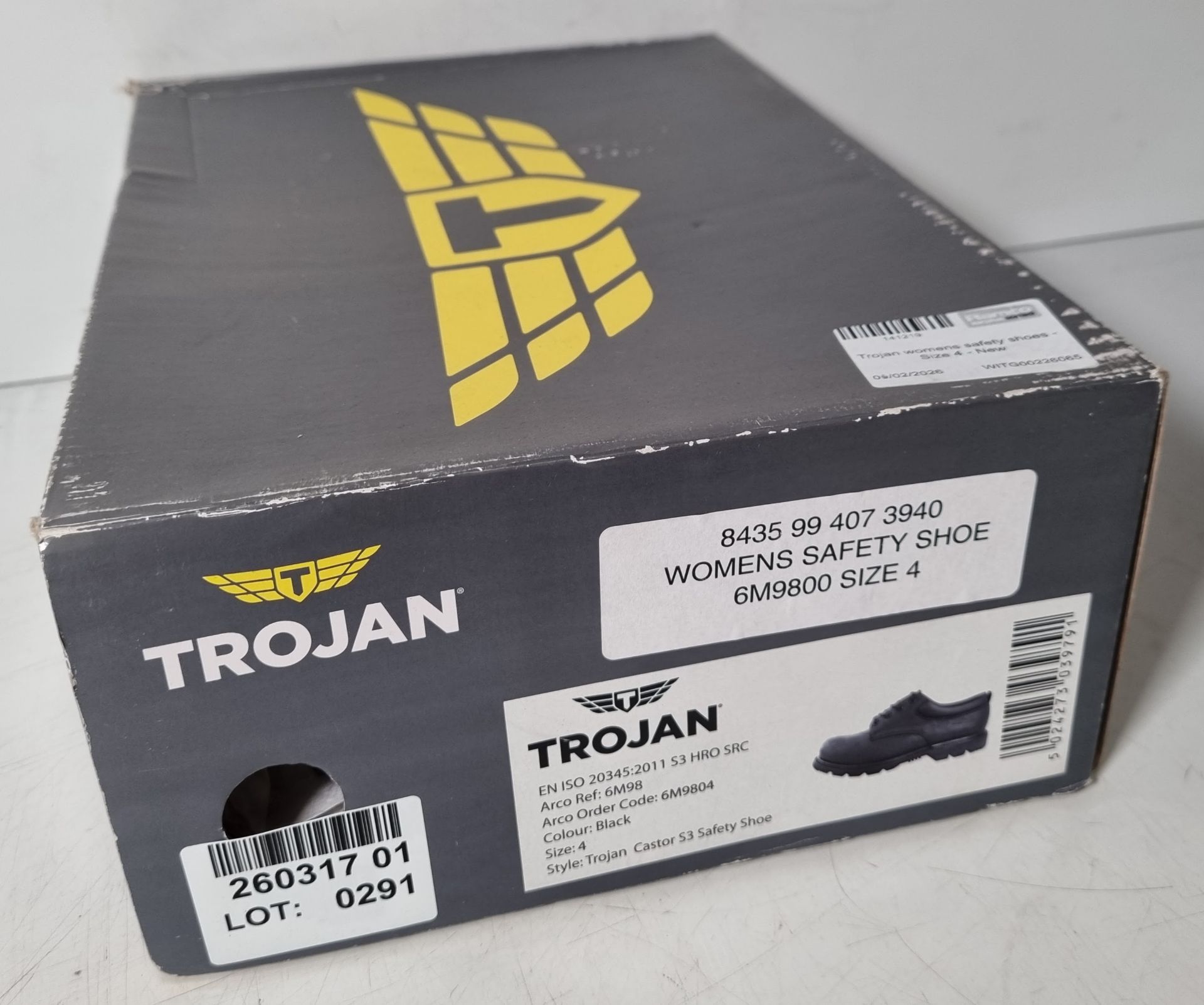 Trojan Castor S3 womens safety shoes - Size 4 - Image 6 of 7