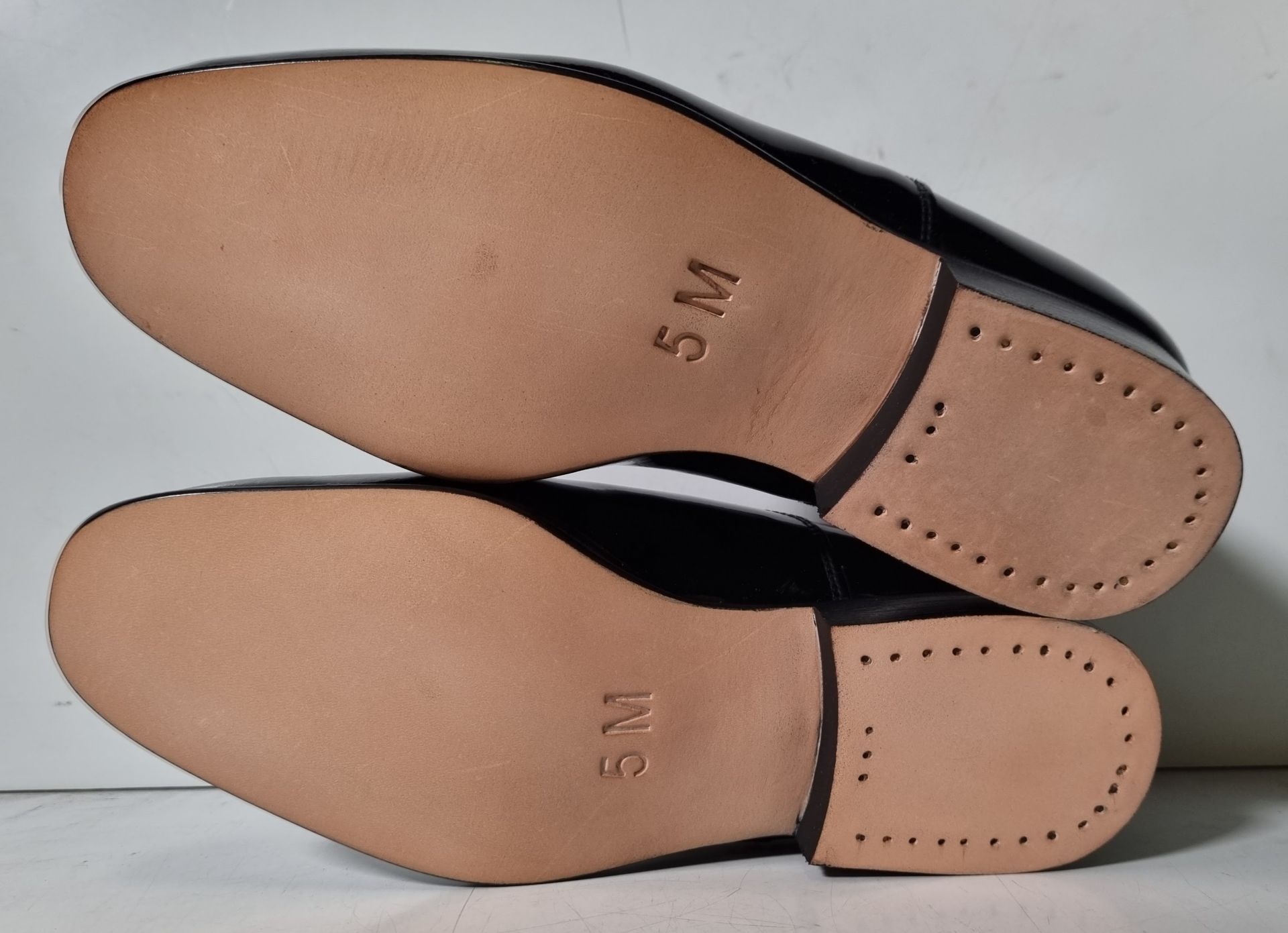 6x pairs of John Land patent shoes - Black - Size 5M - Image 30 of 44