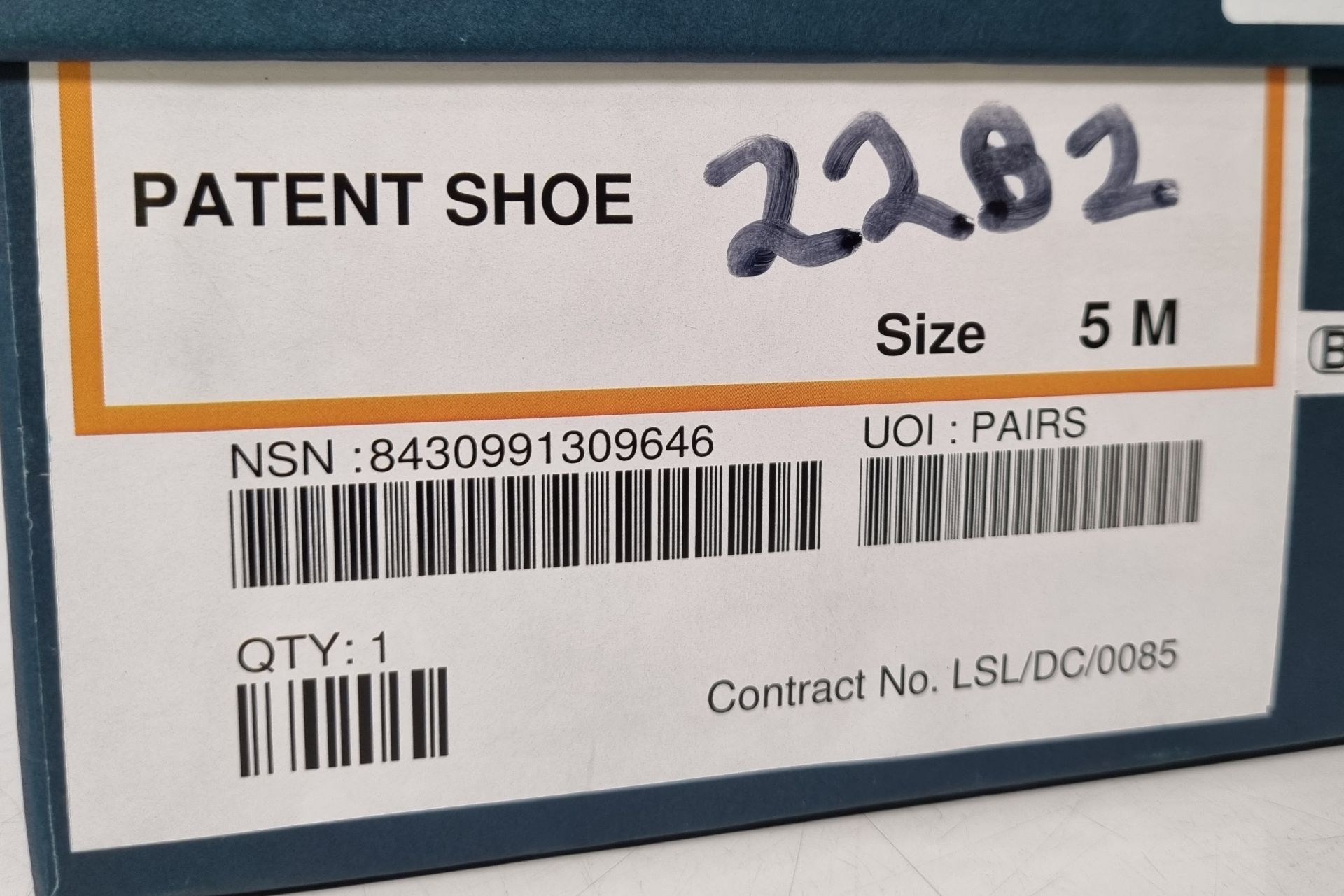 6x pairs of John Land patent shoes - Black - Size 5M - Image 10 of 44