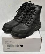 6x pairs of British Forces hot weather safety boots - Size 8M
