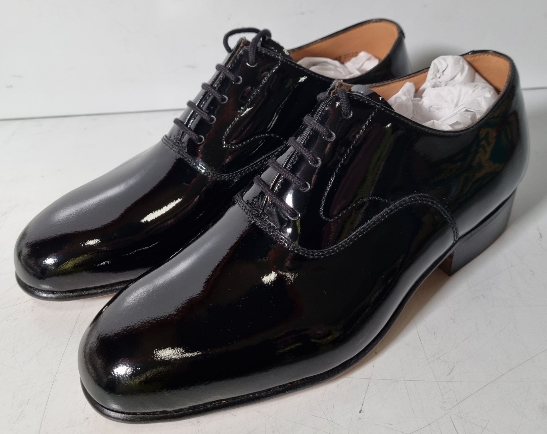 6x pairs of John Land patent shoes - Black - Size 5M - Image 14 of 44