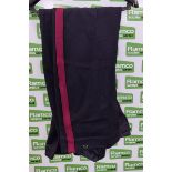 10x No 1 Dress trousers - D Blue with 4.8cm Scarlett Strip, 5x Jacket mens No.1 the rifles