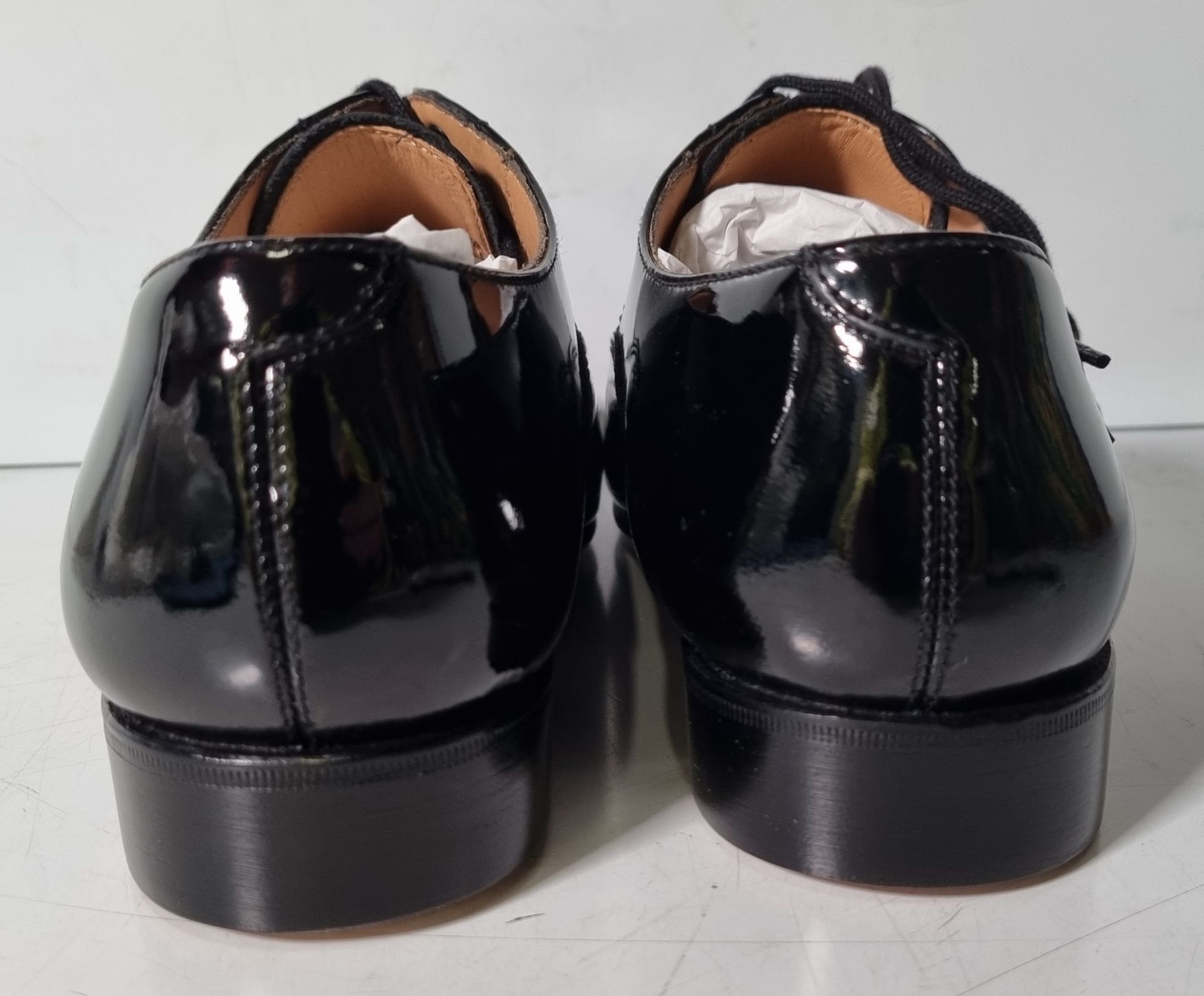 6x pairs of John Land patent shoes - Black - Size 5M - Image 15 of 44