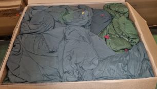 30x Medium weight sleeping bags - various types - may include arctic