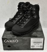 6x pairs of AKU Tactical female high liability combat boots - size 6L Black