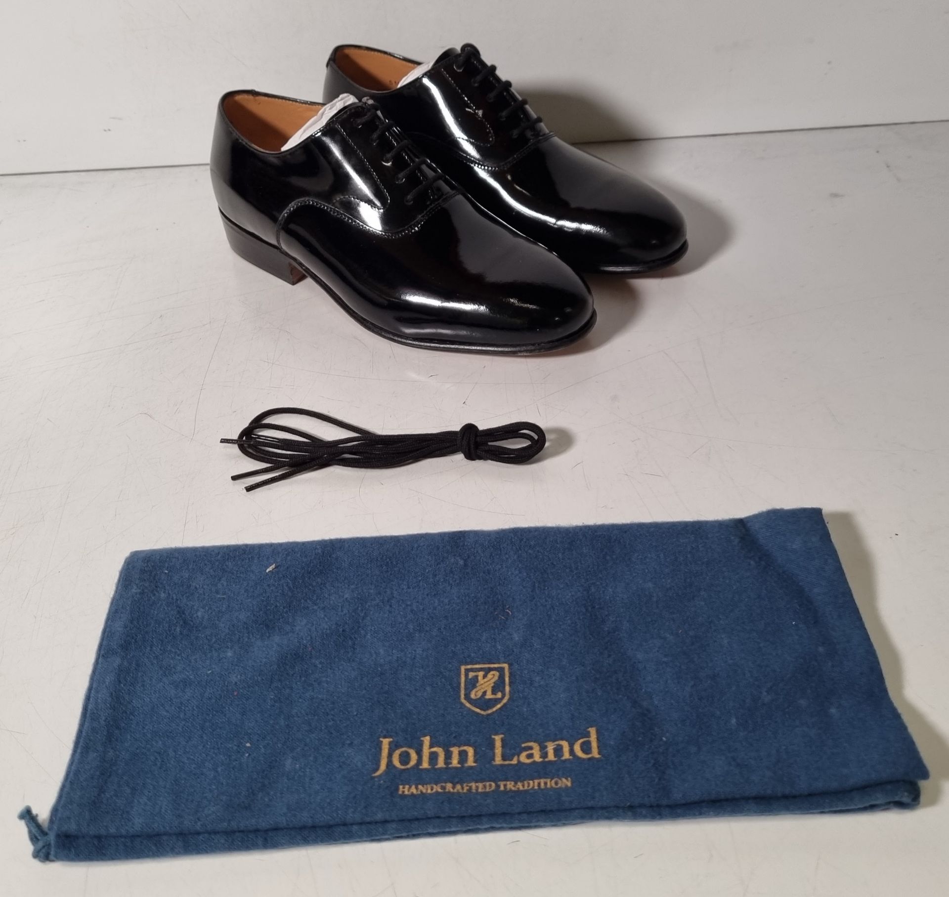 6x pairs of John Land patent shoes - Black - Size 5M - Image 40 of 44