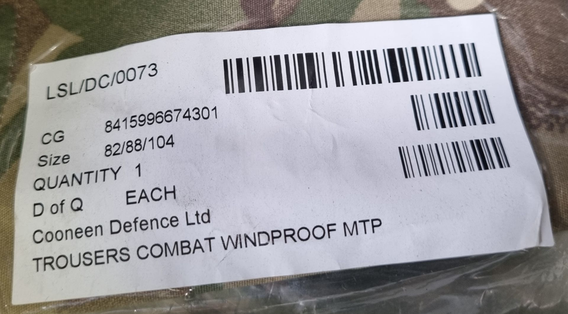 50x British Army MTP combat trousers mixed types - see pictures for selection of sizes - Image 12 of 35