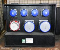 Blakley Electrics 400V power distribution box - 4x 32A sockets and 2x 63A socket