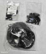 Allen-Bradley PanelView accessories, mounting lever kit, connecting leads and knob