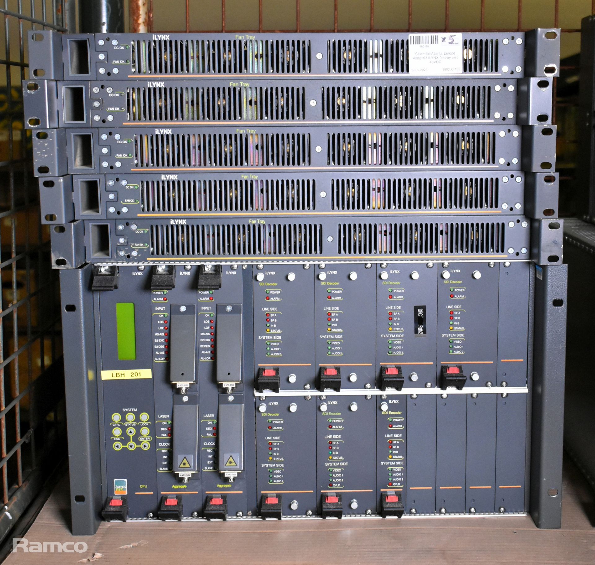 Communication Equipment - 5x ILYNX V9524201 digital video distribution unit & more - Image 7 of 10