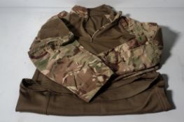 Various types of ex-military camo clothing - may include accessories - 192kg – may require repair