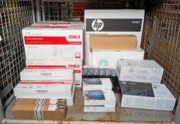 Mixed make and type toners/cartridges, HP, OKI, Lexmark, Kyocera, Longbow - 41 units
