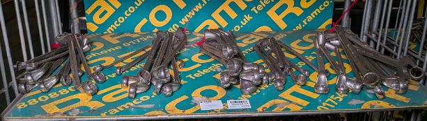 5x bundles of ring spanners - mixed sizes