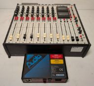 Audio Developments AD146 8 stereo channel mixer and power supply unit - W 390 x D 400 x H 110mm